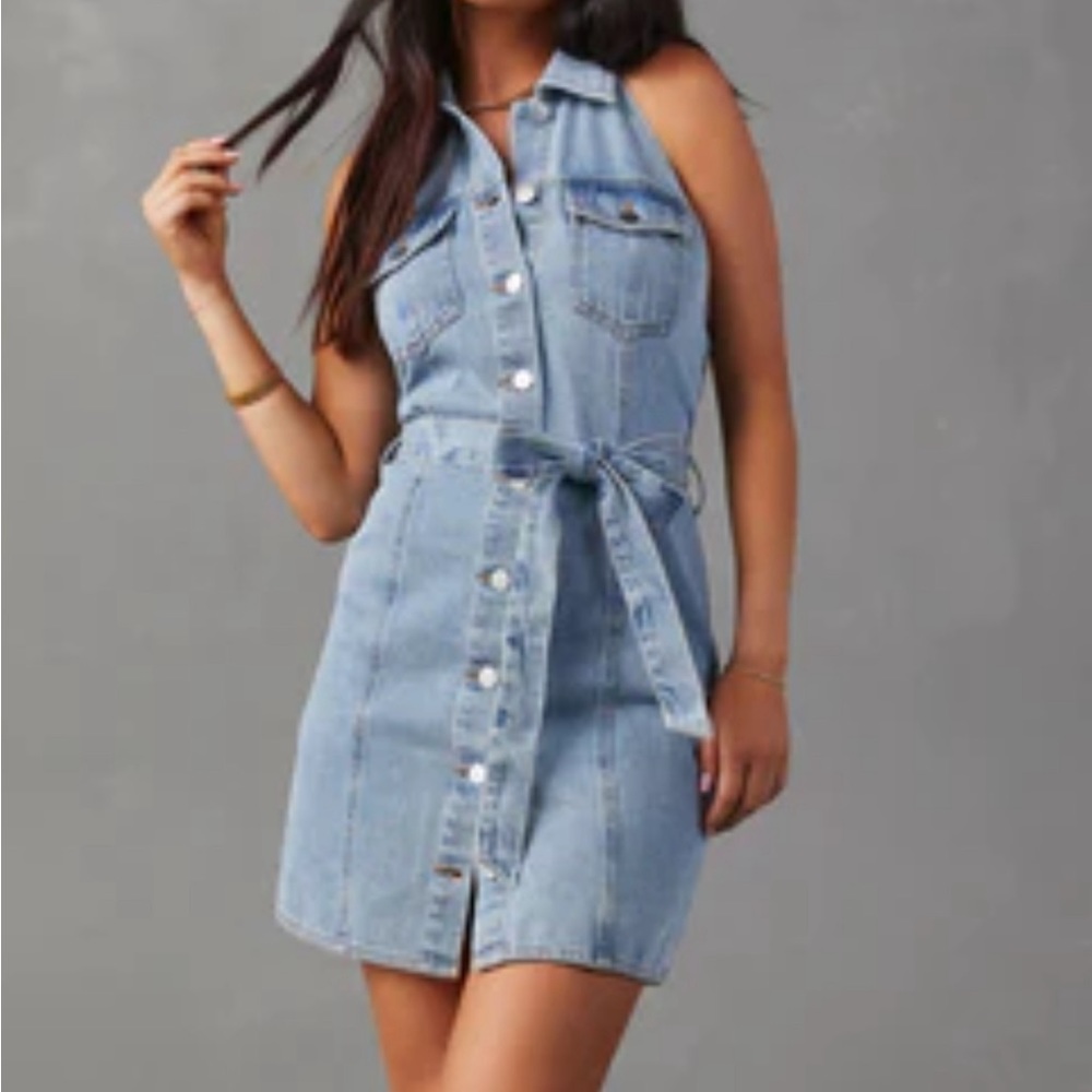 Denim dress
